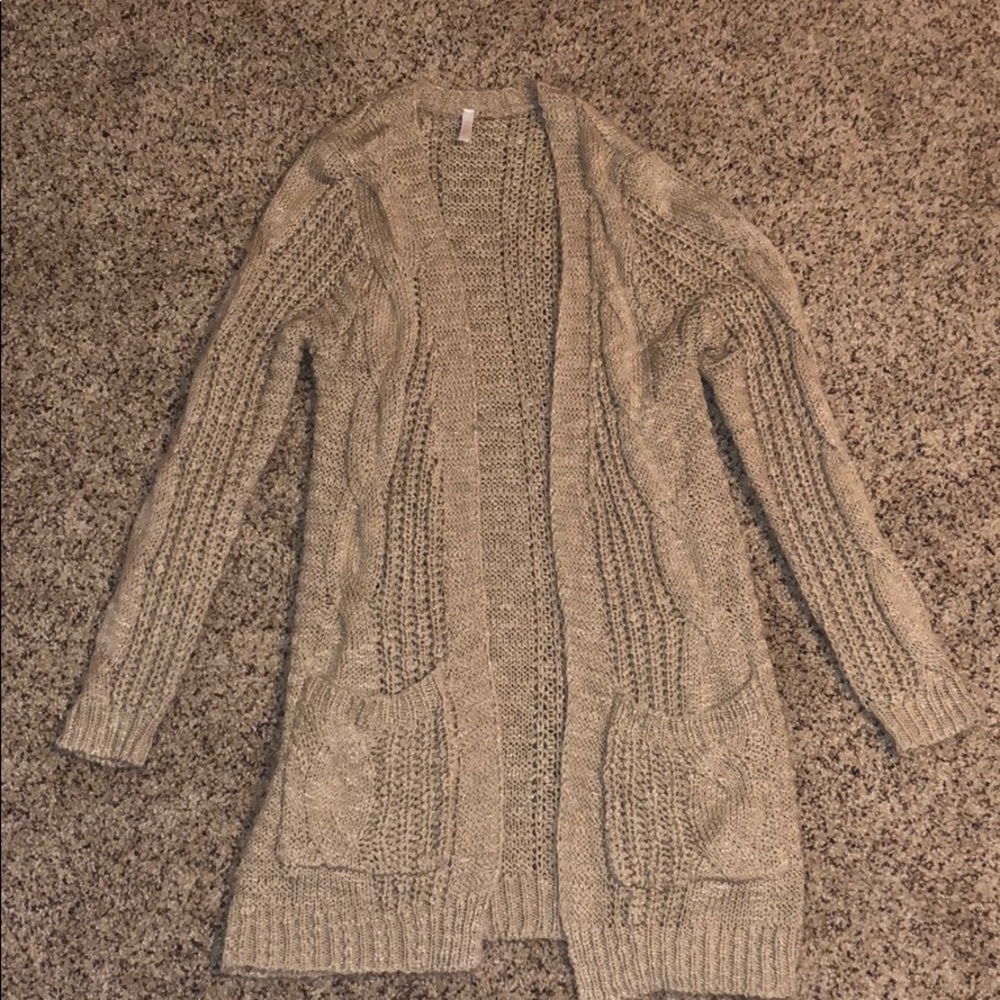 Tan Medium Length Sweater
